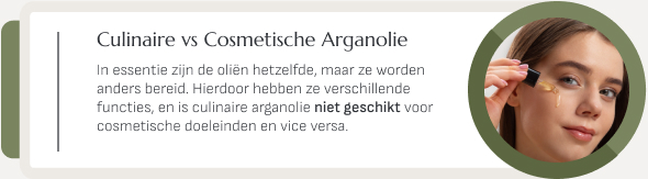 Culinaire arganolie vs cosmetische arganolie
